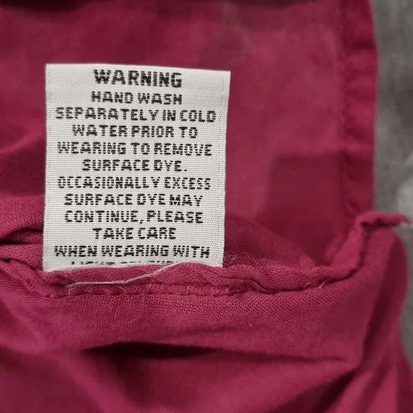 Tree of Life Ladies Blouse Tunic Top One Size Cotton Purple Embroidered - Picture 7 of 8